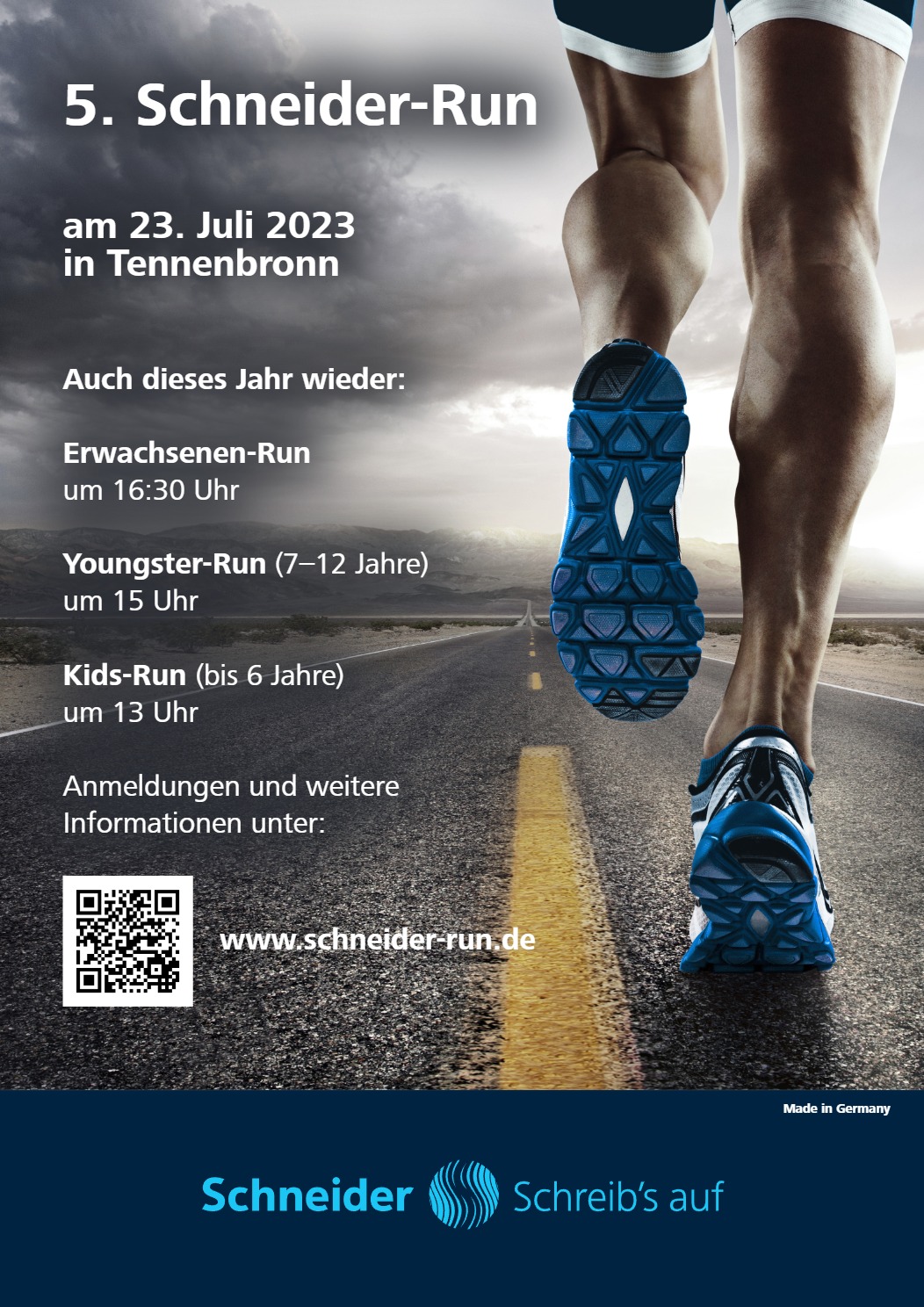Anmeldung zum Schneider-Run am 23.07 gestartet Anmeldung zum Schneider-Run am 23.07 gestartet