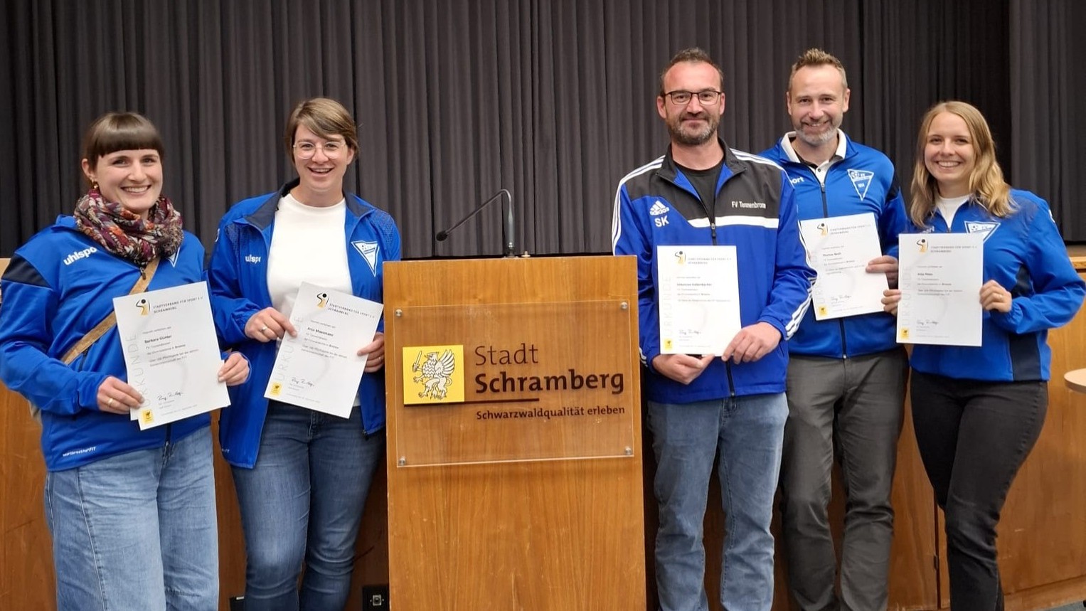 Ehrungen beim Stadtverband für Sport Schramberg Ehrungen beim Stadtverband für Sport Schramberg